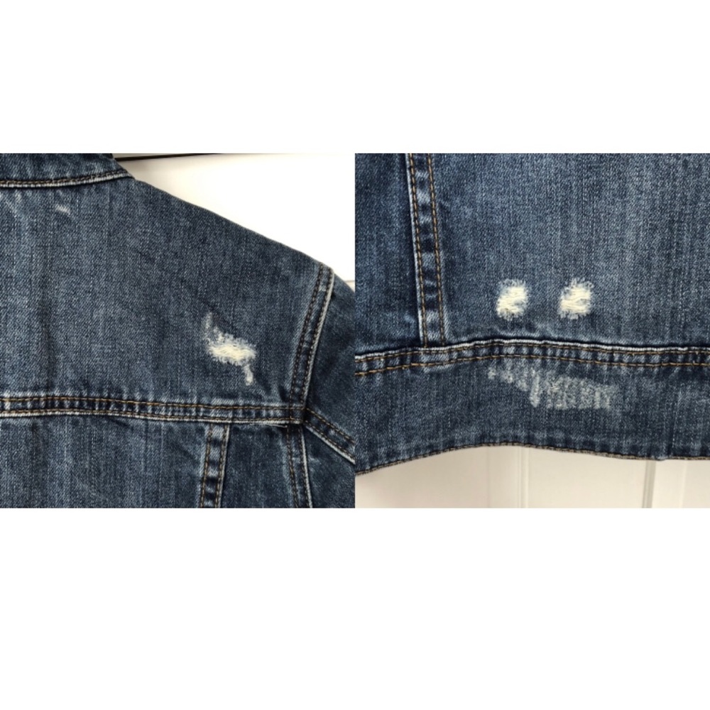 SOLD A Pea in the Pod Maternity Denim Jacket - Picture 6 of 8